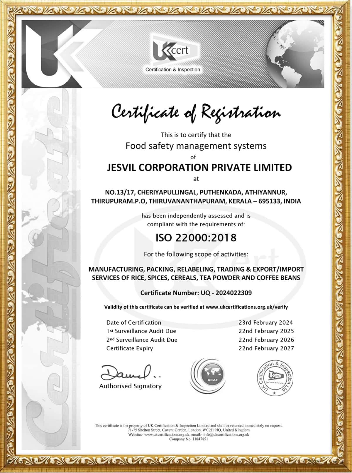 Certificate Images